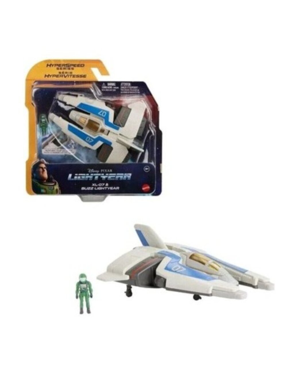 Disney Pixar Hyperspeed Series XL-07 & Buzz Lightyear Starship Collectible Toy